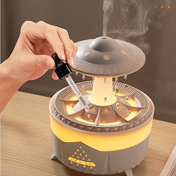 Raindrop Air Humidifier – Color Changing LED Cool Mist Diffuser