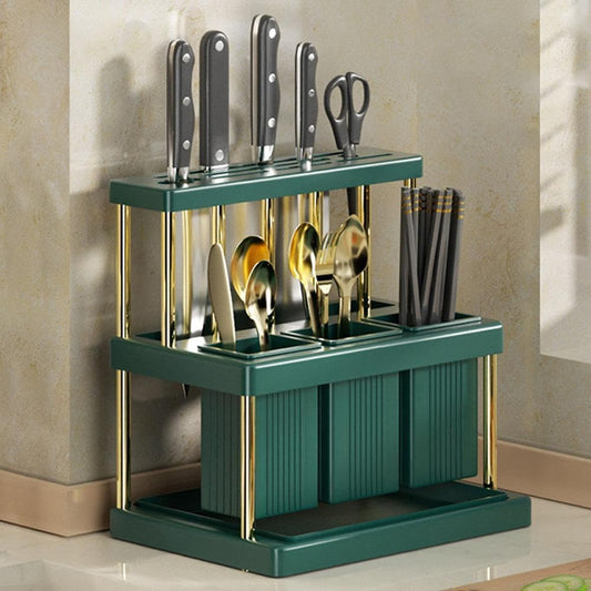 Utensil Drying Rack with Detachable Cutlery Holder – Space-Saving Kitchen Organizer