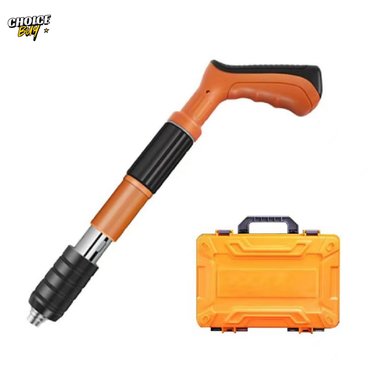 Concrete Nail Gun Kit – Heavy-Duty Power with 10 Bonus Nails