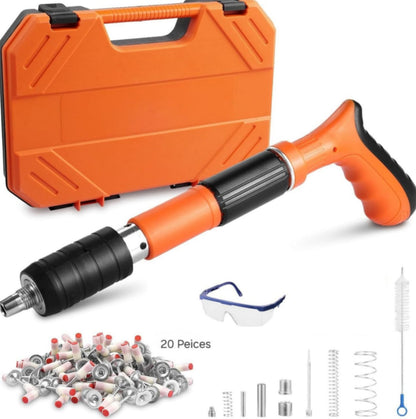 Concrete Nail Gun Kit – Heavy-Duty Power with 10 Bonus Nails