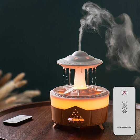 Raindrop Air Humidifier – Color Changing LED Cool Mist Diffuser